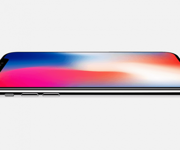 Photograph of iPhone X