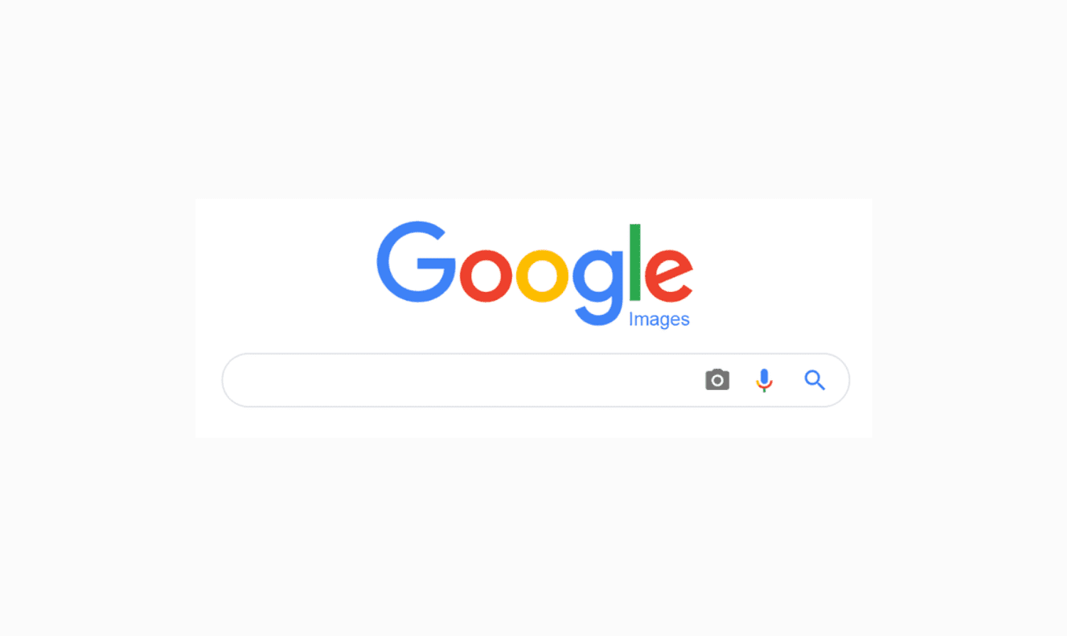 Google homepage with search bar.