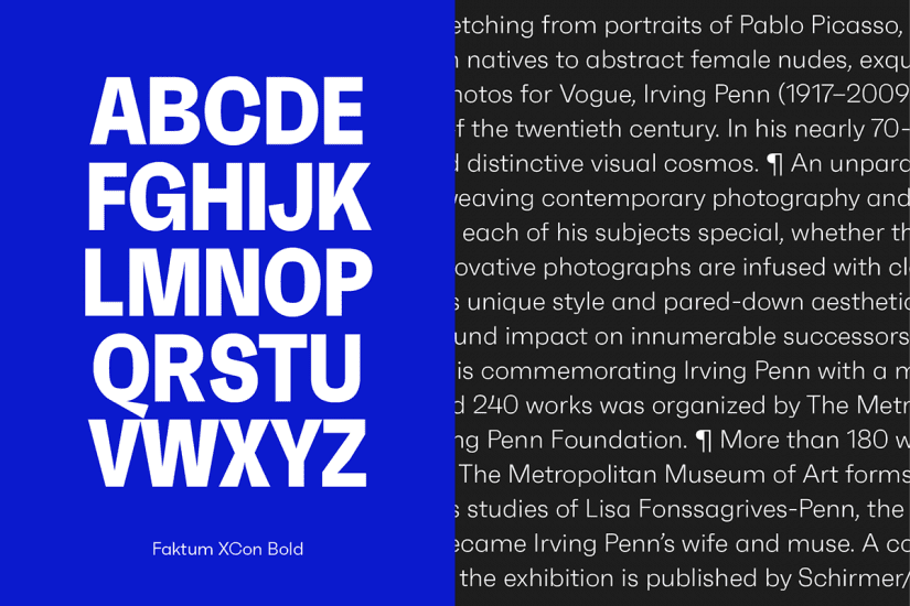 Letters per line with typography