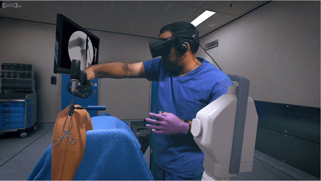 Virtual reality medicine lab
