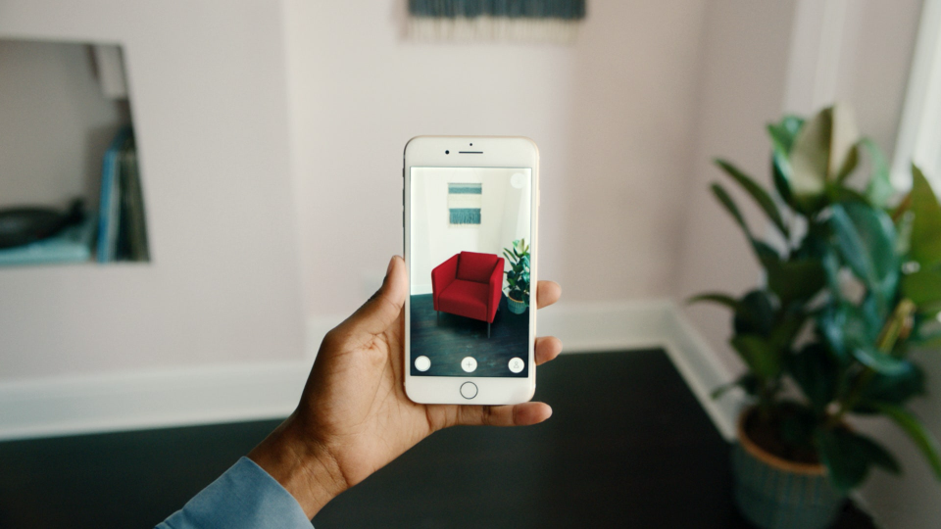 The Ikea Place app uses AR to help users understand whether the furniture they want to buy will fit into their interior.