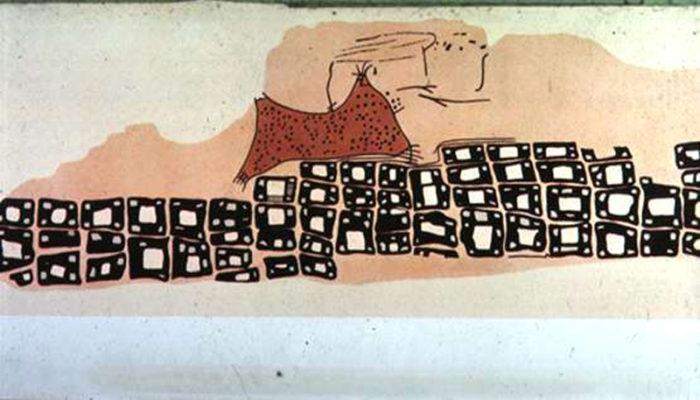  Konya Town Map, Turkey – the world's oldest known map. 6200 BC. Image credited to Yorku