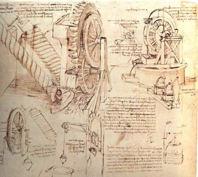  Sketch on paper by Leonardo da Vinci