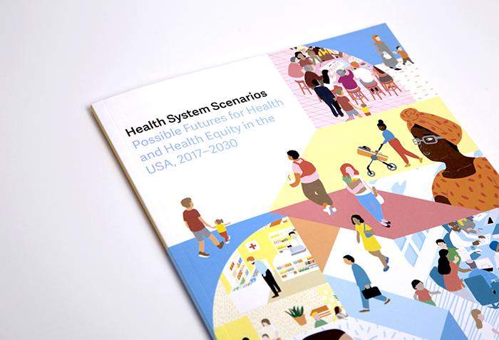  A publication about possible futures for health equity, created by Reos Partners and RallyRally (featuring illustrations by collaborator Flavia López), with support from Robert Wood Johnson Foundation.