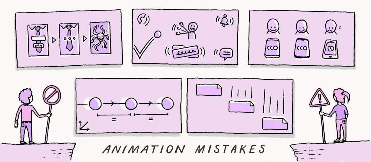 Animation experts share some of the biggest mistakes people make when they use animation and offer practical tips and best practices to improve UX.