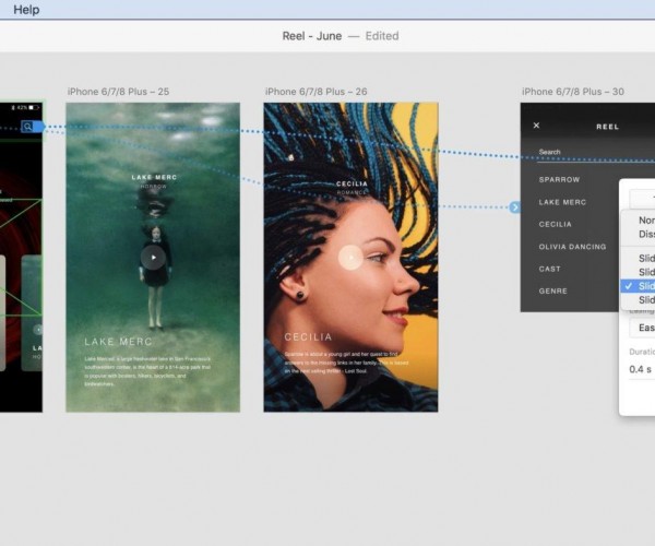 A screenshot of Adobe XD