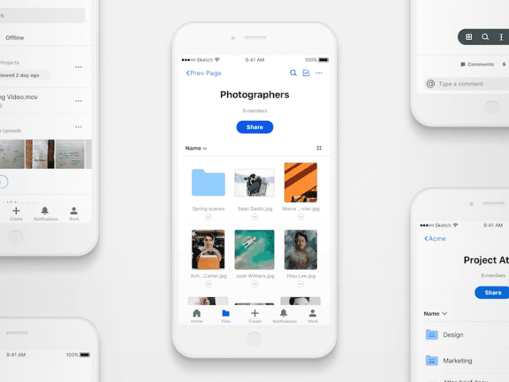 dropbox redesign