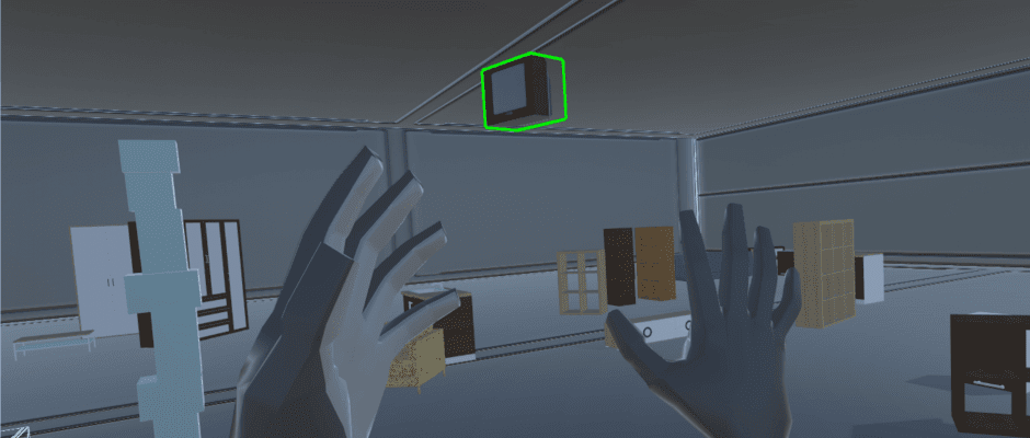 view of gesture control