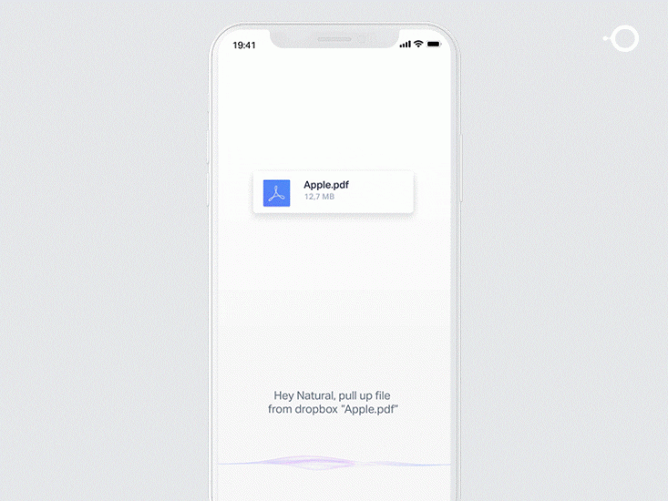 gif of voice interface design