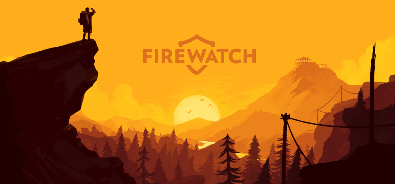 Gif of parallax scrolling on the Firewatch website. 