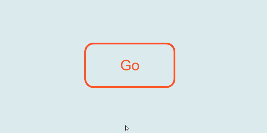 Gif of a visual feedback button that users can interact with on a website
