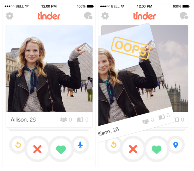 Applications like Tinder will have gestures that create words or motions when used.