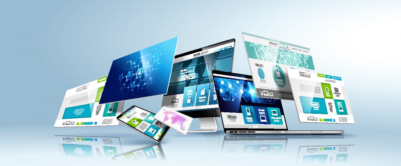 Digital designs work across various channels and mediums, including desktop, mobile, and laptop. 
