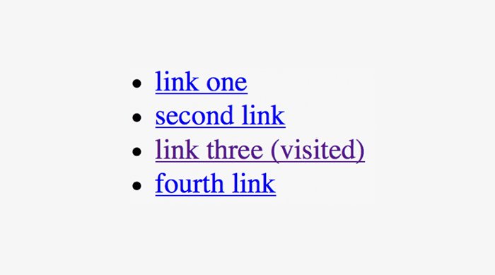  Do. Visually differentiate visited links.