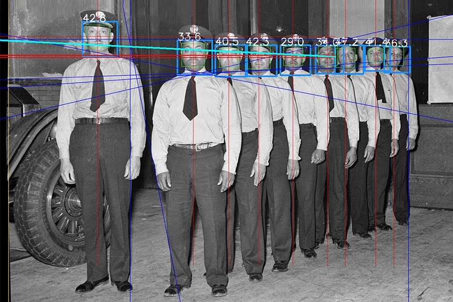 Machine learning being used in order to help analyze and label faces in the Teenie Harris Archive.